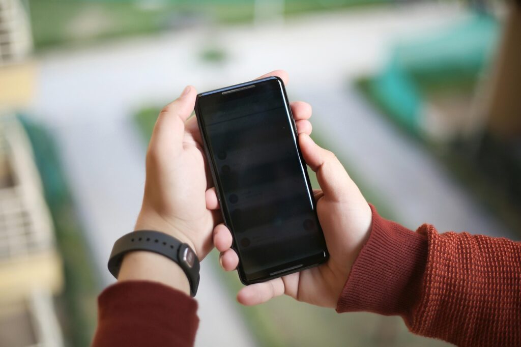 smartphone hand